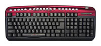 Oklick 330 M Multimedia Keyboard Red PS/2, отзывы