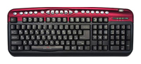 Oklick 330 M Multimedia Keyboard Red USB+PS/2, отзывы