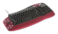 Oklick 780L Multimedia Keyboard Red USB+PS/2, отзывы
