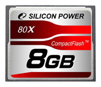 Silicon Power 80X Compact Flash Card, отзывы