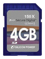 Silicon Power Secure Digital Ultima II 4Gb 150X, отзывы