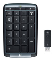 Logitech Cordless Number Pad Black USB, отзывы