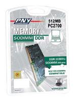 PNY Sodimm DDR 333MHz 512MB, отзывы