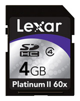 Lexar Platinum II 60x SDHC, отзывы