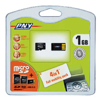 PNY Micro SD Full Mobility Pack 4in1, отзывы