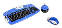 Thermaltake Xaser RF Wireless Office Keyboard and Mouse A2211 Blue USB+PS/2, отзывы
