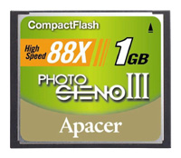 Apacer Photo Steno III CF 88X, отзывы