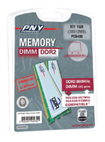 PNY Dimm DDR2 800MHz kit 1GB (2x512MB), отзывы