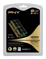 PNY Sodimm DDR3 1066MHz 8GB (2x4GB), отзывы