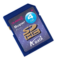A-Data Super SDHC Class 4 4GB, отзывы