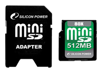 Silicon Power MiniSD 80X, отзывы