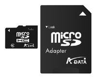 A-Data Turbo microSDHC class6 16GB, отзывы