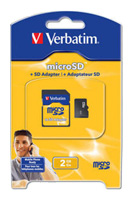 Verbatim microSD 2GB, отзывы