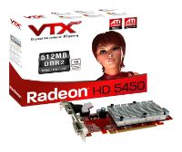 VTX3D Radeon HD 5450 650Mhz PCI-E 2.1 512Mb 800Mhz 64 bit DVI HDMI HDCP, отзывы