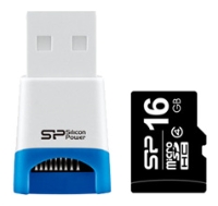 Silicon Power micro SDHC Card Class 4 + Stylish USB Reader, отзывы