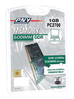 PNY Sodimm DDR 333MHz 1GB, отзывы