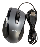 ACME Wire mouse MN01 Silver-Black USB, отзывы