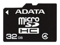 A-Data microSDHC Class 4 + SD adapter, отзывы