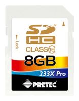 Pretec SDHC 233X Pro Class 16, отзывы