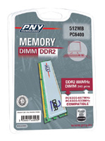 PNY Dimm DDR2 800MHz 512MB, отзывы