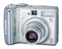 Canon PowerShot A550, отзывы