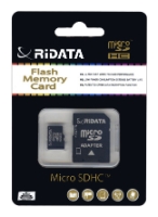 RiDATA microSDHC Class 4 + SD adapter, отзывы