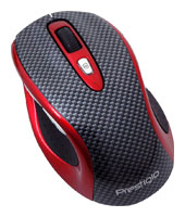 Prestigio M size Mouse PJ-MSL2W Carbon-Red USB, отзывы