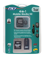 PNY Micro SD 4-IN-1 MOBILE MEDIA KIT, отзывы