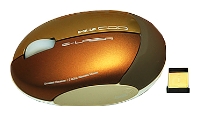 e-blue COO 2.4GHz Series Wireless Mouse EMS090GO Gold USB, отзывы
