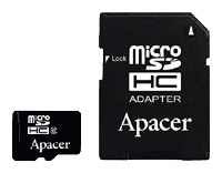 Apacer microSDHC Card Class 6 + SD adapter, отзывы