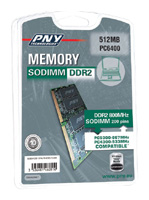 PNY Sodimm DDR2 800MHz 512MB, отзывы