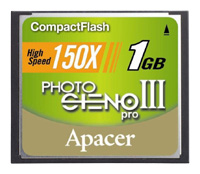 Apacer Photo Steno Pro III CF 150X, отзывы