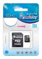 SmartBuy microSDHC Class 4 + SD adapter, отзывы
