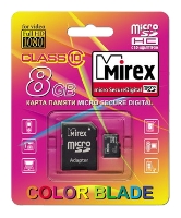 Mirex microSDHC Class 10 + SD adapter, отзывы