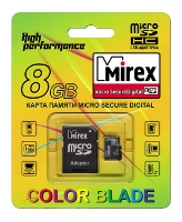 Mirex microSDHC Class 4 + SD adapter, отзывы